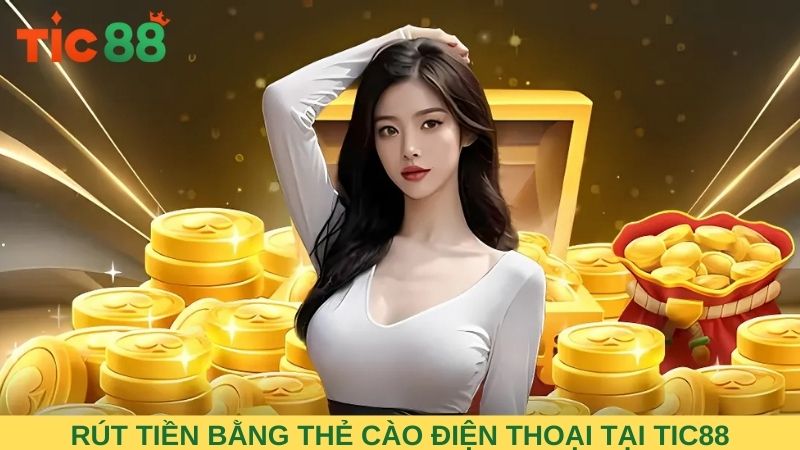 Dễ dàng rút tiền bằng thẻ cào điện thoại tại TIC88